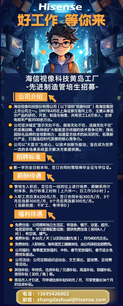 揚州海信最新招聘動態，探尋人才，共筑未來之夢