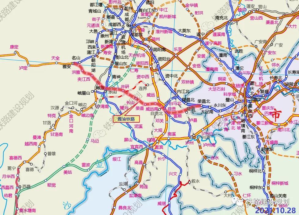 川藏鐵路最新線路圖，重塑西部交通格局的雄偉通道